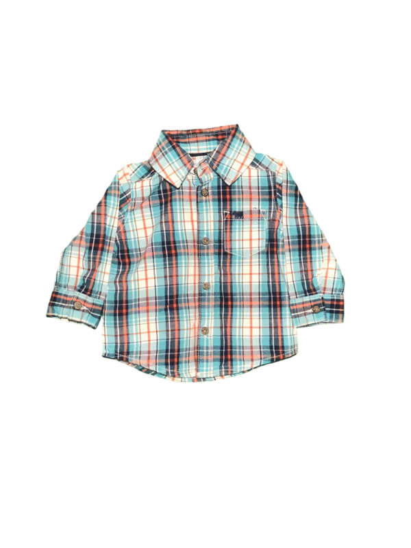 CARTER'S Multicolor Check Dress Shirt