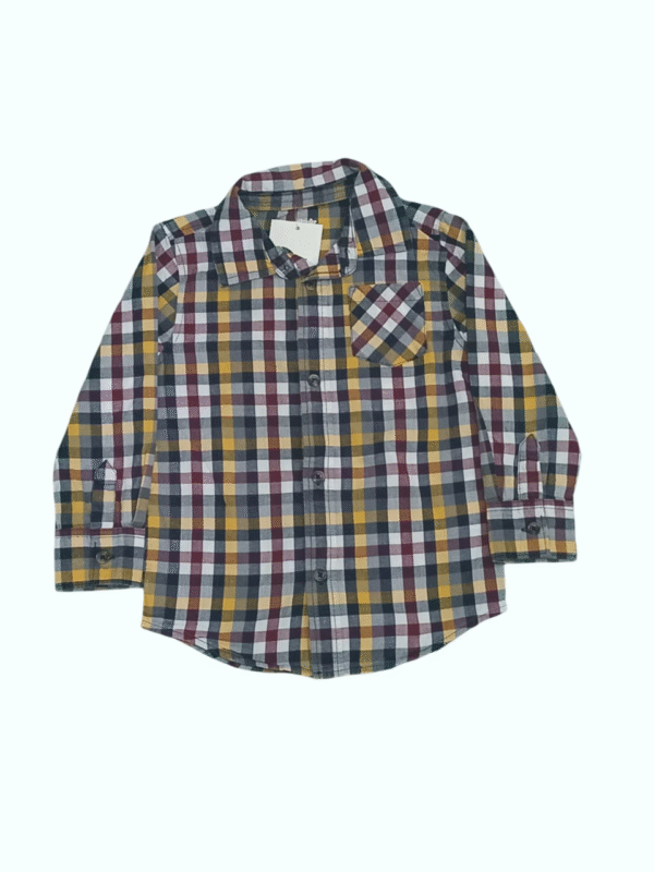 GARANIMALS Multicolor Check Dress Shirt