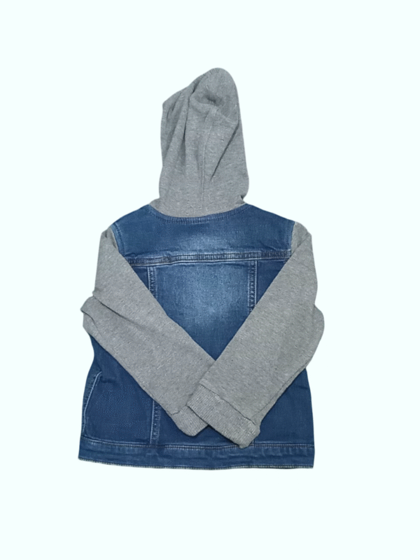 FIRST IMPRESSION Denim Hoodie Jacket - Image 2